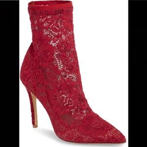 Free People Charles David Lace Sock Boot  NWOT